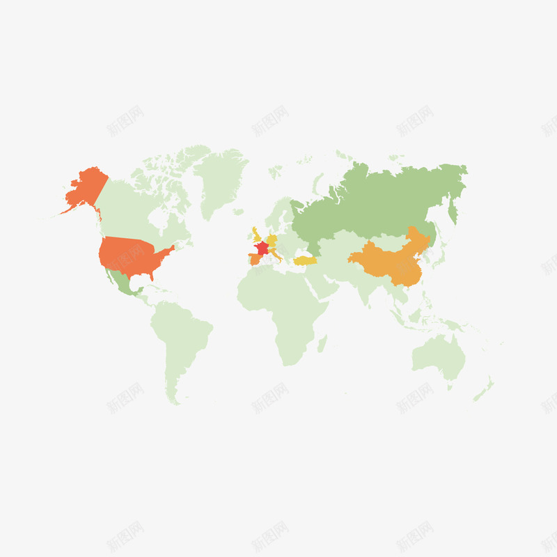 彩色商务地图png免抠素材_88icon https://88icon.com ppt 世界 分析 商务 地图 彩色 战略