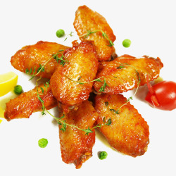 奥尔良烤鸡奥尔良风味烤鸡翅高清图片