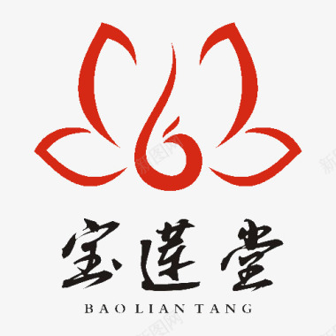 宝莲禅寺佛教宝莲堂LOGO图标图标