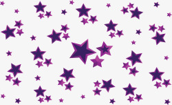 星空花纹紫色夜晚星空花纹矢量图高清图片