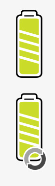 手机电池电量电池电量进程图标图标