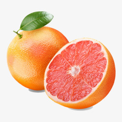 进口葡萄柚新鲜的葡萄柚特写高清图片