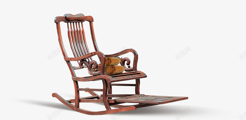 中国风木制棕色摇椅png免抠素材_88icon https://88icon.com 产品实物 家具 座椅 摇椅 棕色 棕色摇椅 椅子