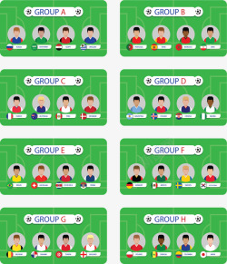 小组比赛足球世界杯小组赛矢量图图标高清图片