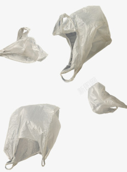 透明塑料袋生活垃圾袋高清图片