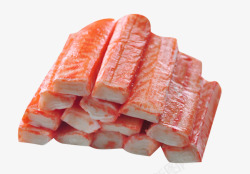 冷冻蟹柳蟹肉卷素材