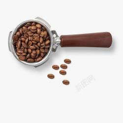 咖啡豆咖啡杯工具psd样机素材