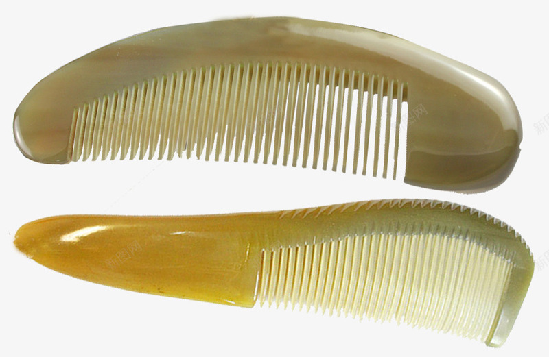 牛角梳工艺png免抠素材_88icon https://88icon.com 促进血液循环 手工制作 牛角梳 精致 色泽圆润 质地坚实