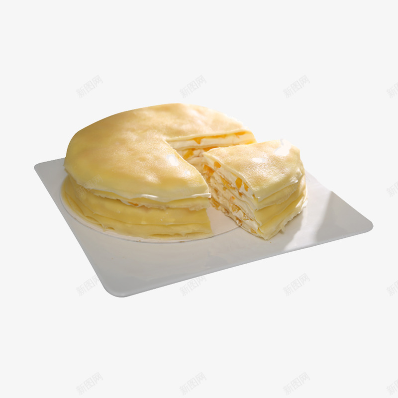 一盘圆形的水果蛋糕png免抠素材_88icon https://88icon.com 水果设计 甜品美食营养美食 精美食物 芒果千层蛋糕 营养蛋糕 蛋糕块