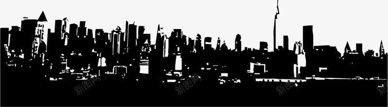 手绘的城市建筑png免抠素材_88icon https://88icon.com PNG图形 PNG装饰 城市 手绘 楼房 装饰
