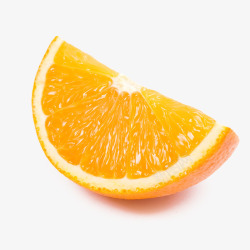 橙子特写一瓣新鲜橙子高清图片