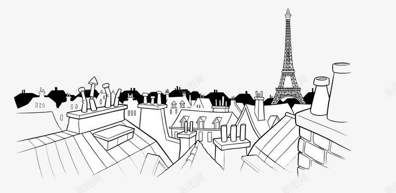 手绘城市楼房顶部简笔画png免抠素材_88icon https://88icon.com 城市 手绘风格 楼房 楼房简笔画 简笔画 顶部