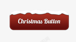 圣诞节积雪按钮png免抠素材_88icon https://88icon.com 便签按钮 圣诞 按钮 红色 网页元素 雪