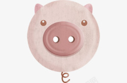 猪头装饰卡通小猪头高清图片