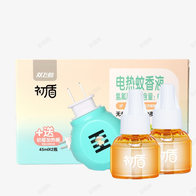 双飞剑初盾蚊香液png免抠素材_88icon https://88icon.com 产品实物 初盾 蚊香液 驱蚊