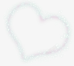 爱心形状创意爱心形状效果星光颗粒高清图片