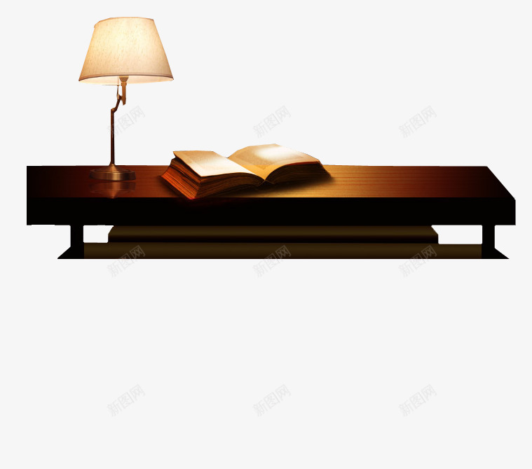 现代化书桌png免抠素材_88icon https://88icon.com 书本 书桌 书籍 台灯