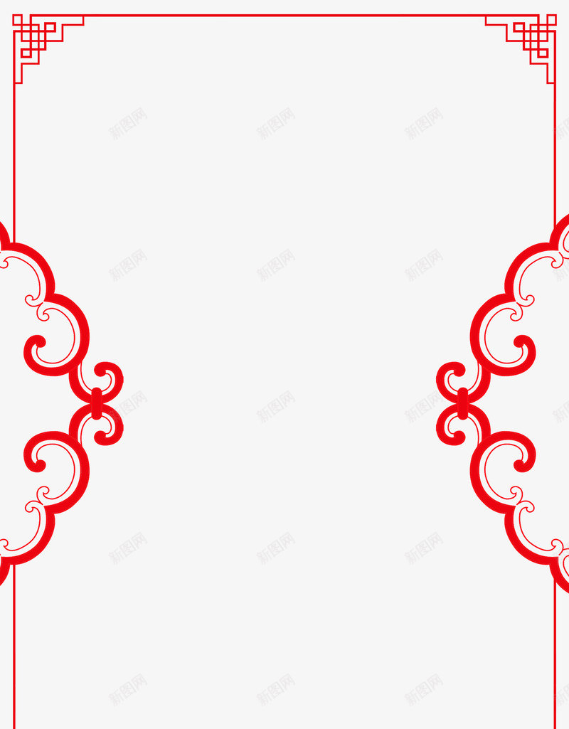 古典简约花边边框psd免抠素材_88icon https://88icon.com 恭贺新年 折扇吊饰 新春大吉 新春快乐 爆竹灯笼 祥云云彩