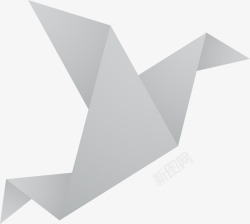 卡通折纸动物矢量图素材