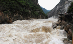 云南玉龙虎跳峡风景二矢量图素材