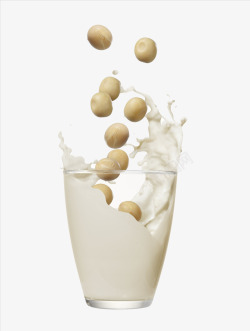 牛奶杯动感豆浆高清图片