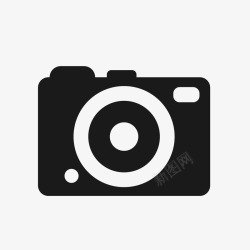 数码相机照相机黑色标签图标高清图片