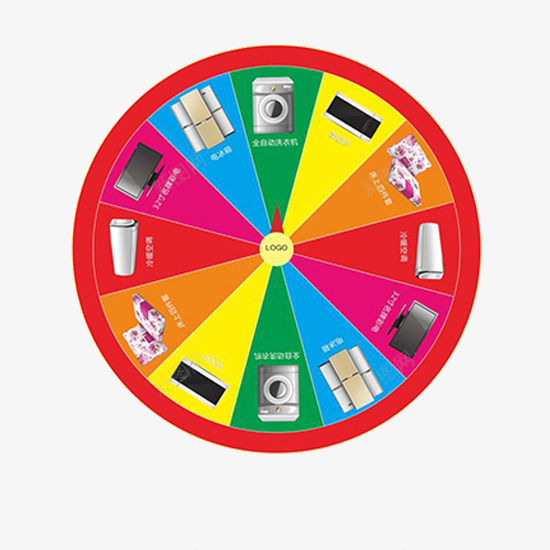 抽奖转盘png免抠素材_88icon https://88icon.com 奖励 彩色 抽奖 抽奖机 转盘