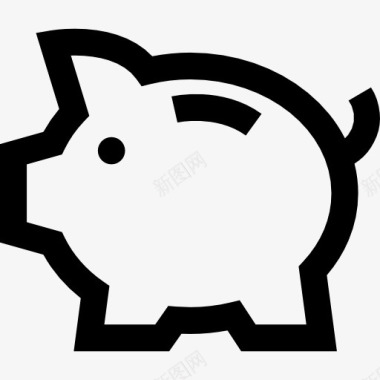 储蓄猪图标图标