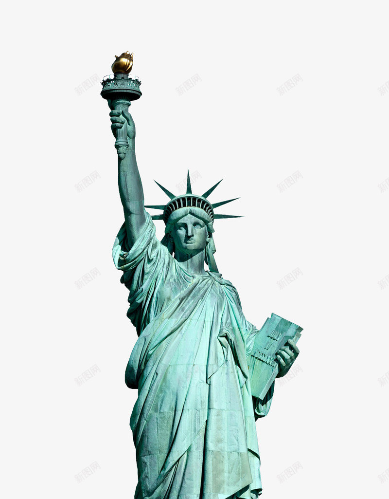美国自由女神像png免抠素材_88icon https://88icon.com 女神像 女神图案 美国 自由