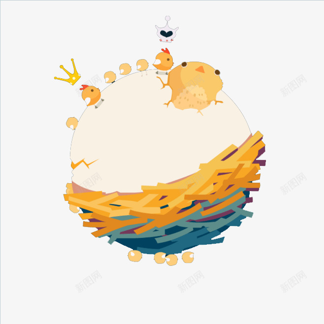 可爱的星球png免抠素材_88icon https://88icon.com 卡通星球 圆形 手绘星球 装饰图案