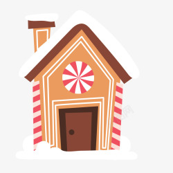 卡通可爱的小房子矢量图素材