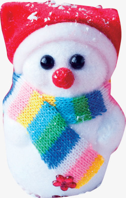 圣诞雪人围巾圣诞节素材