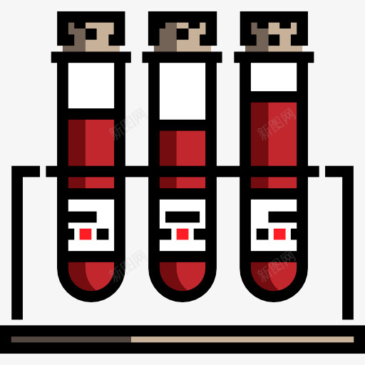 抽血化验png免抠素材_88icon https://88icon.com 化验 实验瓶 抽血工具 标本 鲜血