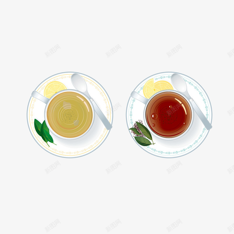 精致插画风格英式红茶png免抠素材_88icon https://88icon.com 下午茶 手绘 插画 柠檬 精致 红茶 英式 英式红茶 茶勺 茶杯 薄荷