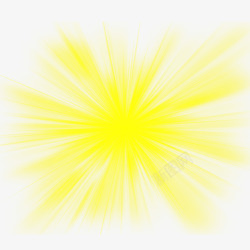 放射的黄色光线素材