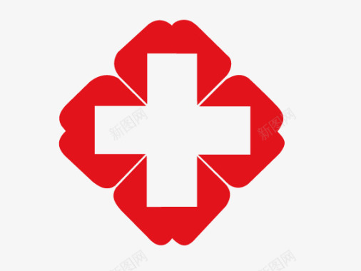 医院商务通红十字标志图标图标