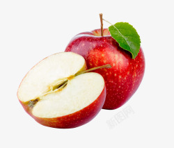水果红色苹果果实素材