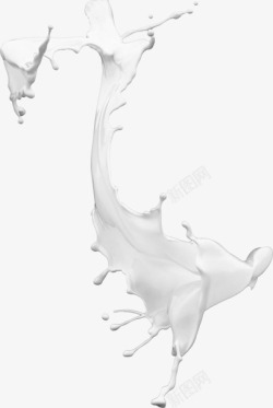 溅起液体牛奶高清图片