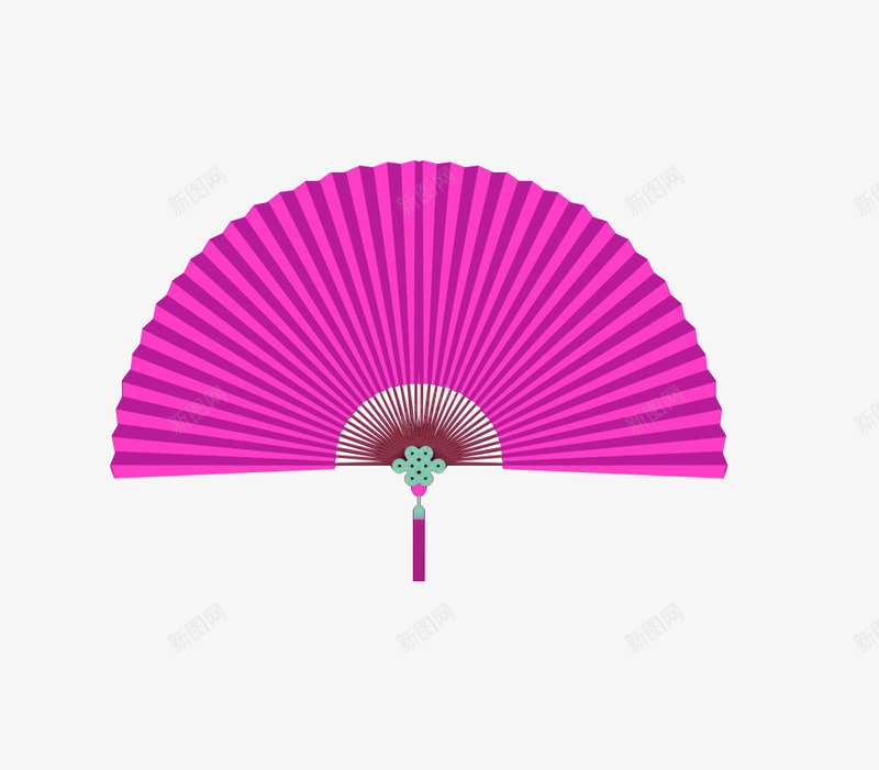 紫色中国风扇子装饰图案png免抠素材_88icon https://88icon.com 中国风 免抠PNG 扇子 紫色 装饰图案