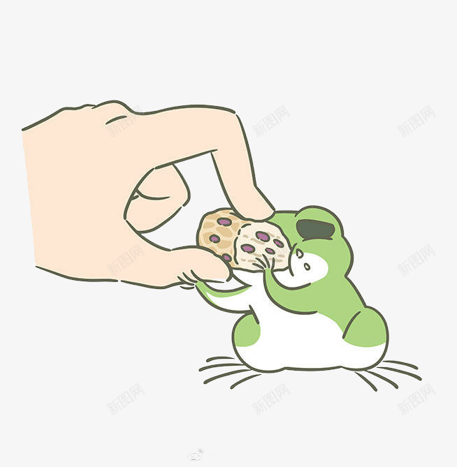 抱着食物吃的青蛙png免抠素材_88icon https://88icon.com 创意 卡通 吃饭 彩色 手 手绘 旅行青蛙 简约 食物