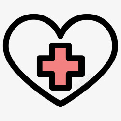 红十字会爱心矢量图素材