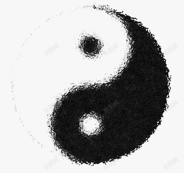 水波效果八卦太极png免抠素材_88icon https://88icon.com 两级 八卦 八卦鱼 太极图 太极水墨画 形状 水波效果 黑白