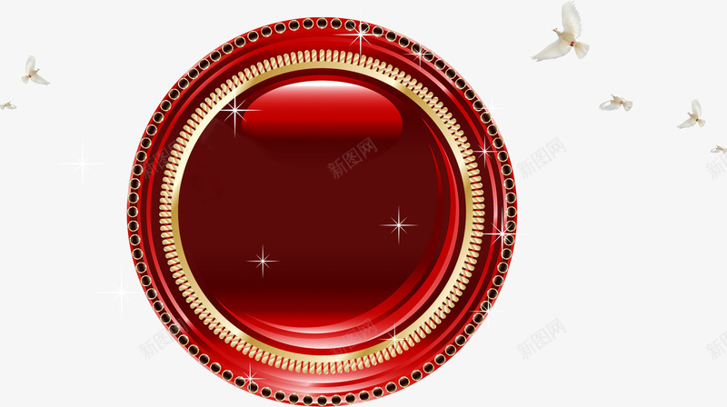 手绘红色标签国庆海报png免抠素材_88icon https://88icon.com 国庆 标签 海报 红色