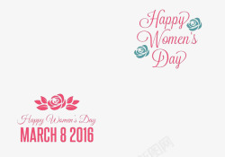 庆祝三八妇女节英文字素材