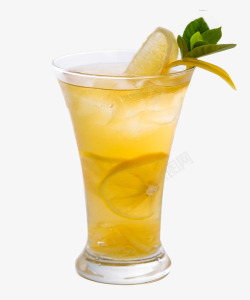 金桔柠檬茶酸甜可口的茶饮高清图片