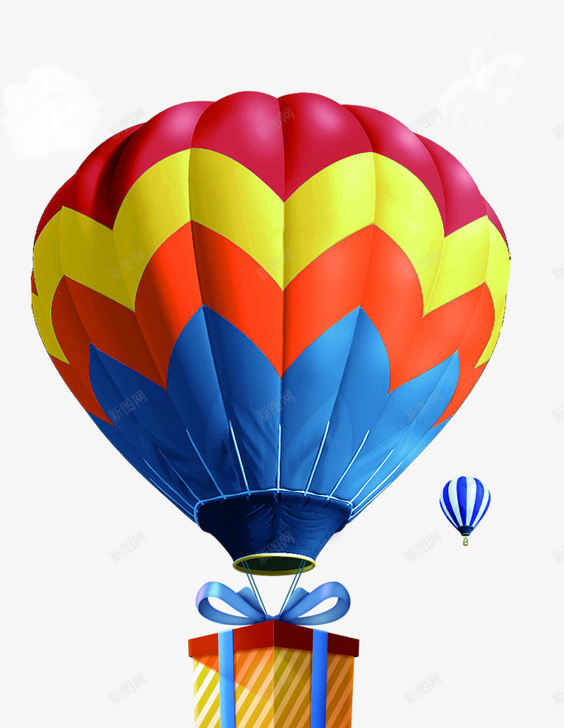 创意手绘颜色鲜艳的热气球png免抠素材_88icon https://88icon.com 创意 热气球 空气球 颜色 鲜艳