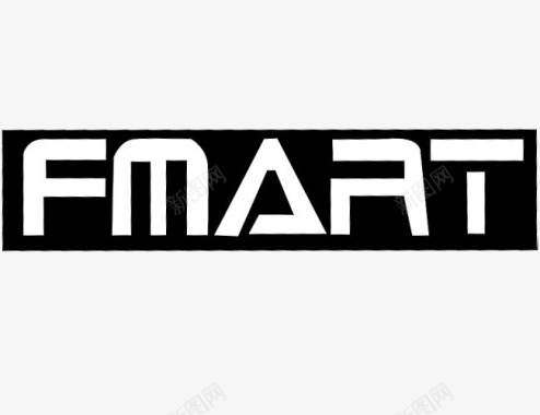 扫地FMART智能机器人黑色英文图标图标