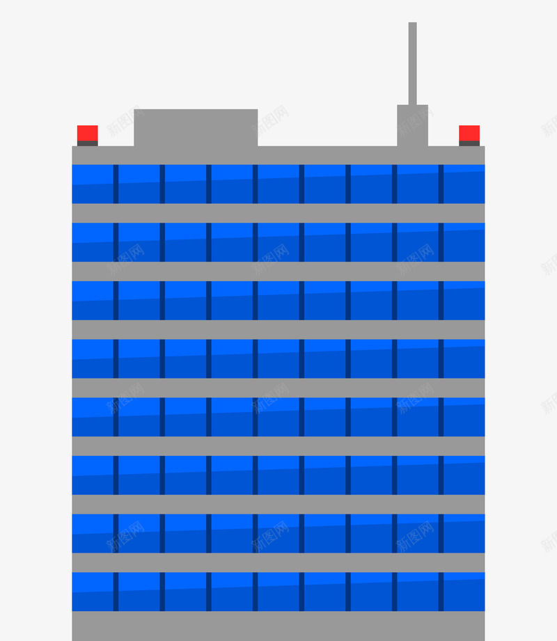 公司大楼png免抠素材_88icon https://88icon.com 公司 公司大楼 办公 商务 大楼 建筑 蓝色 金融