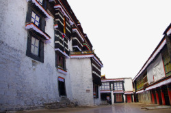 西藏扎什伦布寺风景2素材