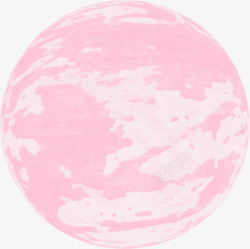 粉色可爱创意星球素材